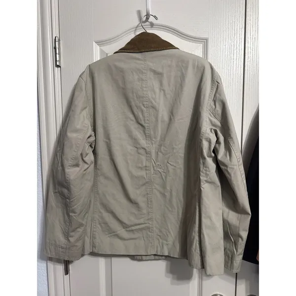 J.Crew Double Breasted Corduroy Collar Barn Jacket Chore Utility Field Capsule - Image 3