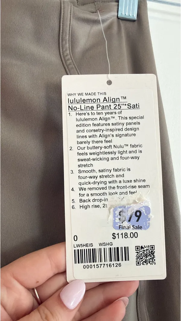 Lululemon Size 0 Align No Line 25” Leggings - Image 10