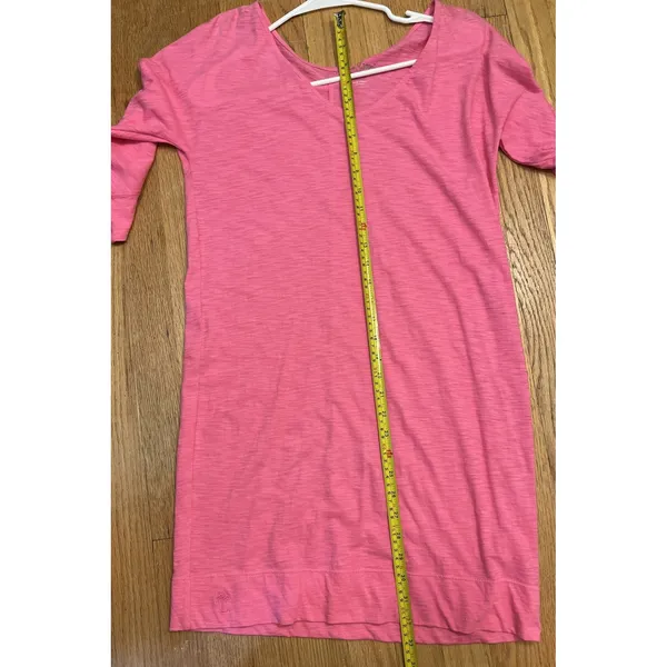 Lilly Pulitzer 100%‎ Pima Cotton 3/4 Sleeve Shift Dress Size XS Resort Cruise - Image 4