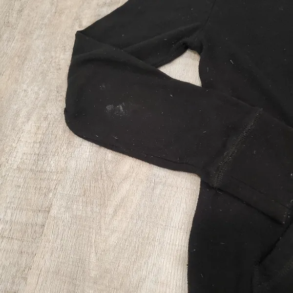 Vans Off The Wall Black Pullover Sweatshirt Size XS - Image 6