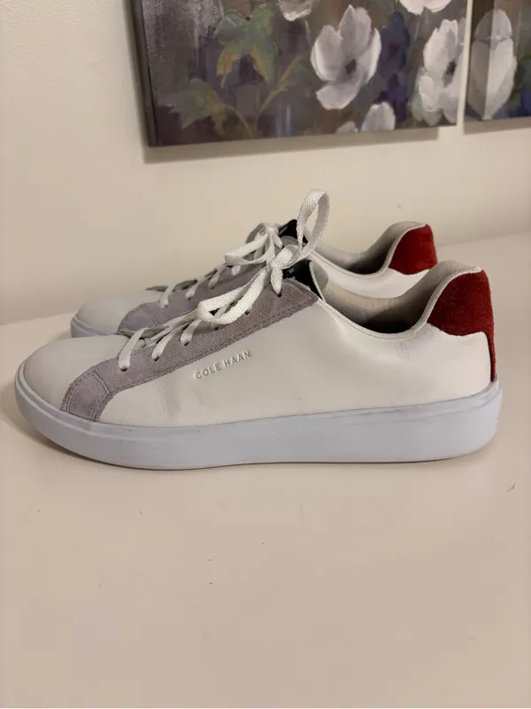 Cole Haan Grand Crosscourt Daily W29127 Ivory Syrah Leather Sneakers Women’s 8B - Image 5