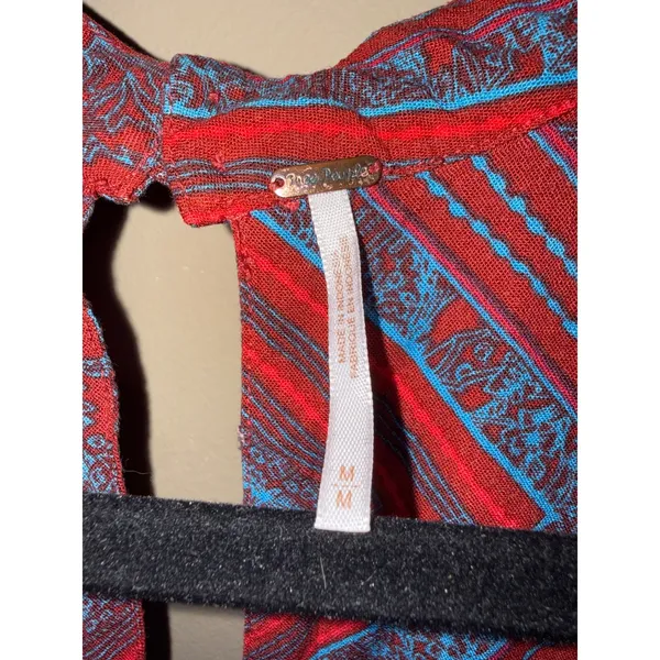 Free People Walking on a dream tunic keyhole top M Western Boho Festival - Image 8