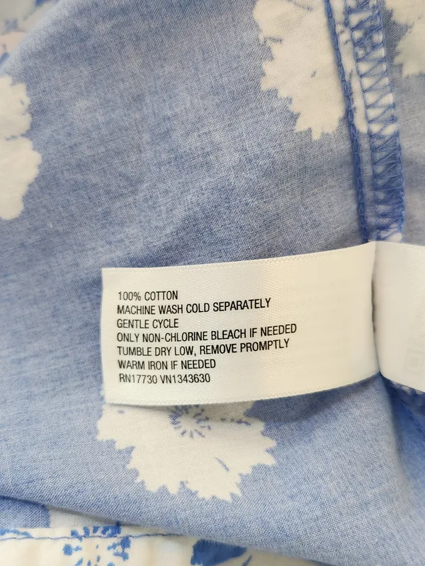 Universal Threads Blue and White Floral Print Sundress Size XS - Image 9