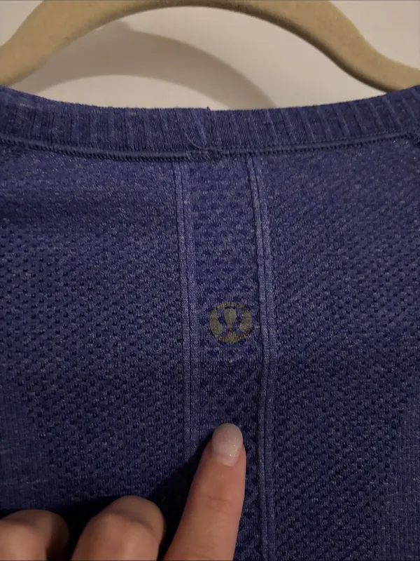 Lululemon Purple Seamless Long Sleeve Performance Top - Image 6