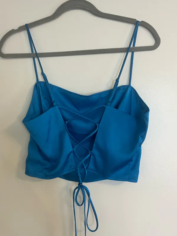 Garage Tie Back Crop Tank - Image 2