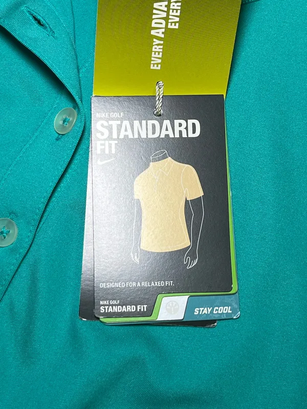 Nike Golf Womens Dri-FIT Tour Performance Polo Shirt Teal Blue NWT Cool Size XS - Image 13
