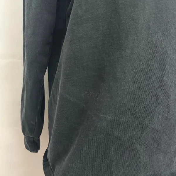 Brandy Melville Black Long Heavy weight Sleeve Tunic T Shirt One Size - Image 2