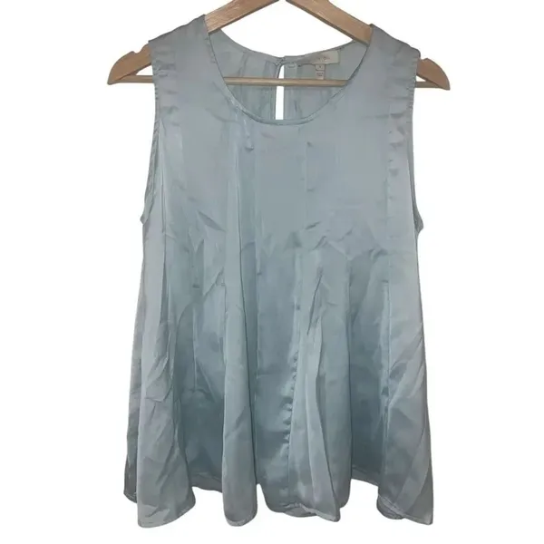 ✨Anthropologie eri + ali Sky Blue swing tank Small✨ - Image 5
