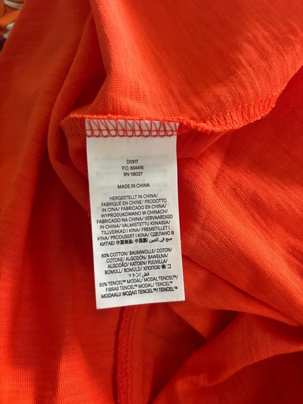 Boden Chloe Notch Jersey Midi Dress Sz 10 Dk Orange Sleeveless Date Night - Image 12