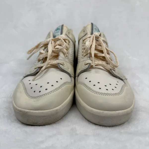 Adidas Rivalry Low Sneakers‎ Off White Cream Star Print Retro Leather Shoes 10 - Image 2