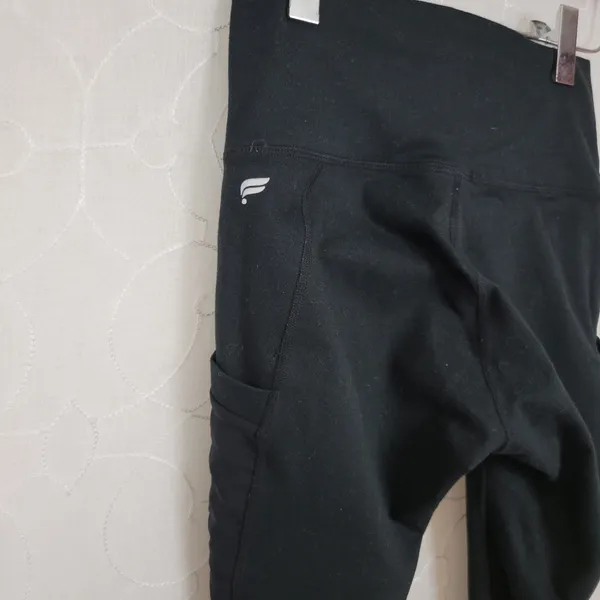 Powerhold by Fabletics Womens Leggings Size XXS Black See Through Mesh‎ Trim - Image 9