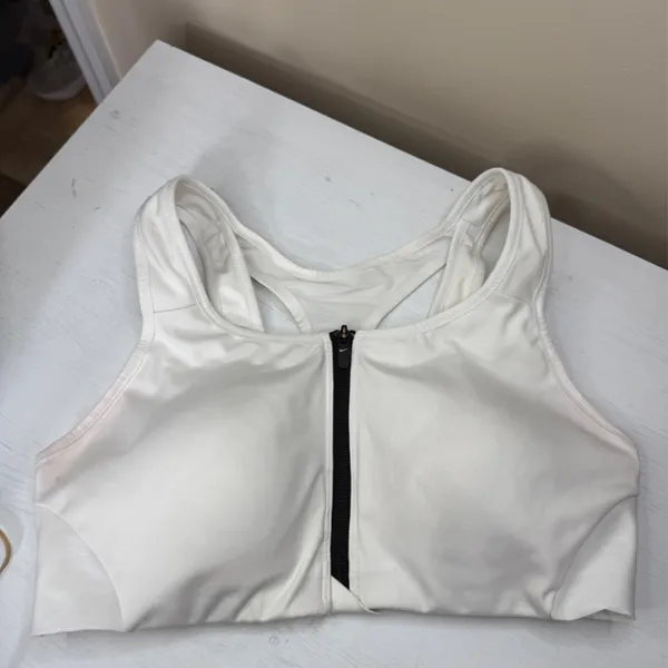 Nike DRI-FIT Women's High-Support Padded Zip-Front Sports Bra CN3718-574 Sz XS - Image 10