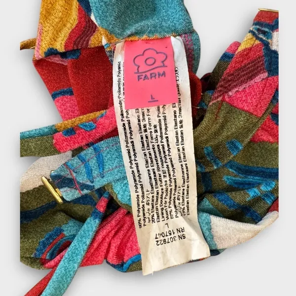 NEW Farm Rio Toucan Bikini Top Size Large - Image 7