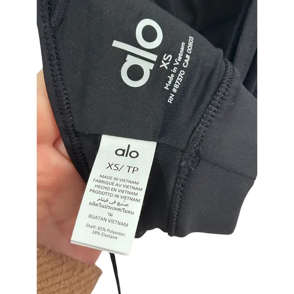 Alo Yoga Airlift Intrigue Sports alo Bra Black XS NWT Authentic - Image 6