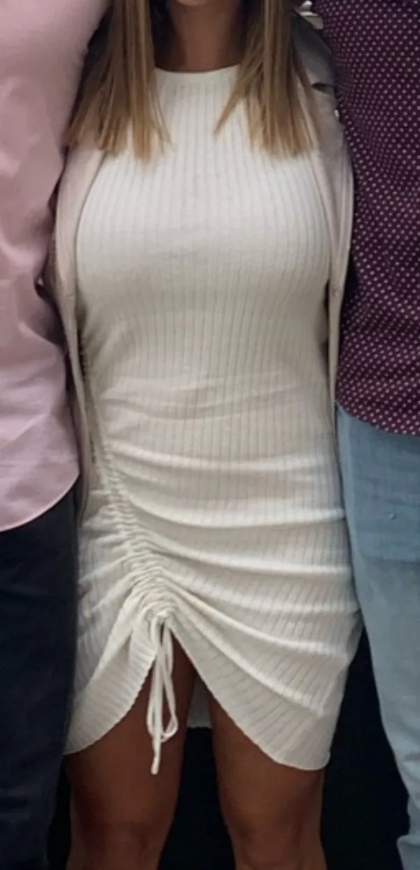 White Mini Dress - Image 2
