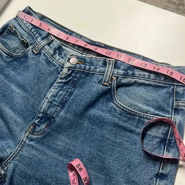 Vintage 1990s jeans 100% cotton size 10 short‎ perfect fit denim jeans Y2K fall - Image 3