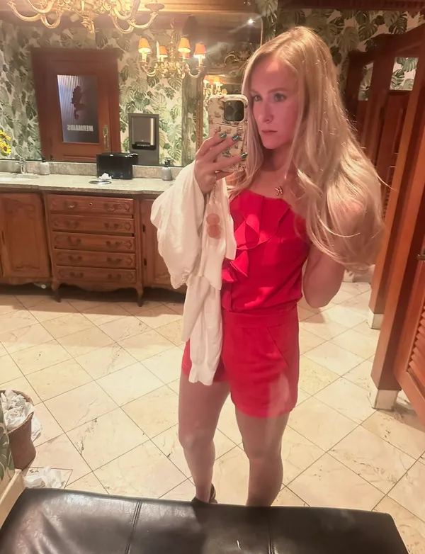 Express Romper Red XS - Image 2
