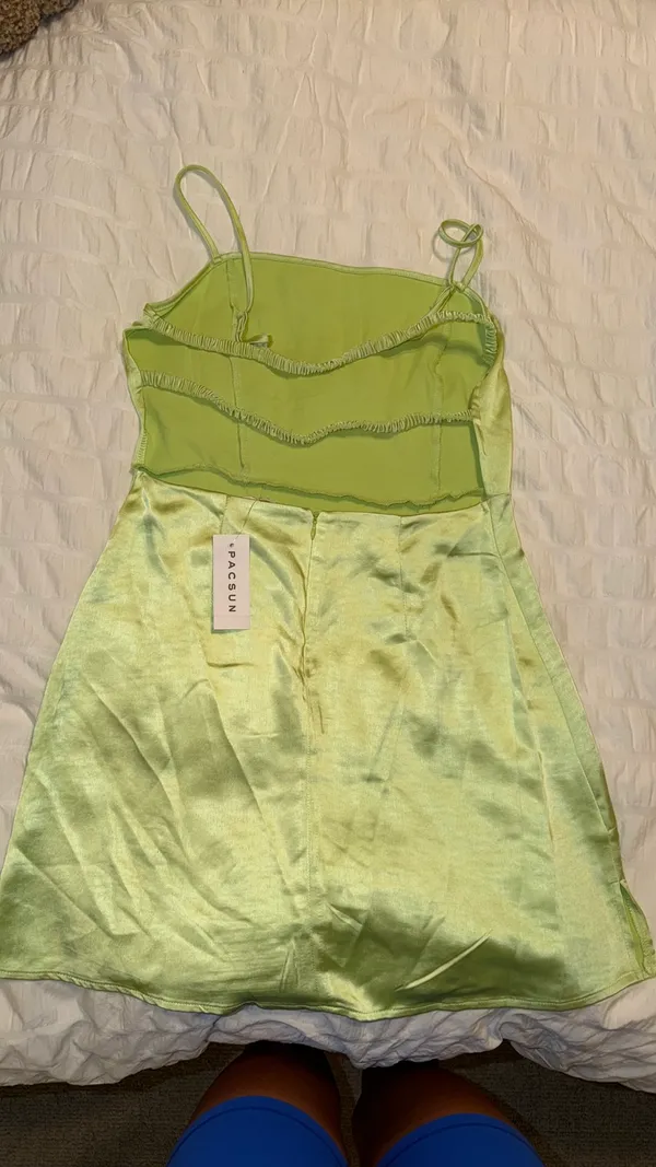 PacSun lime green dress - Image 2