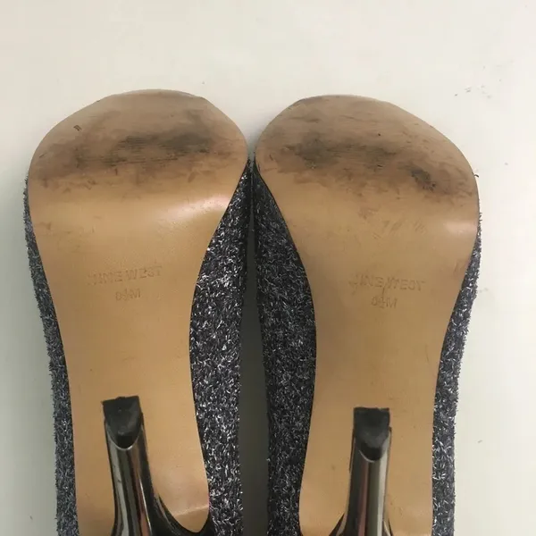 Nine West Sparkly Open Toed Heels‎ - Image 4