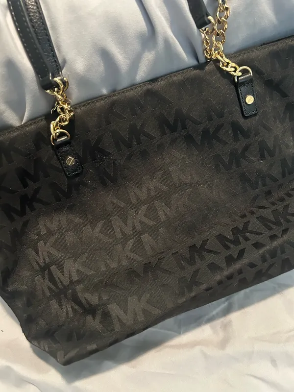 Michael Kors Purse Black Tote - Image 3