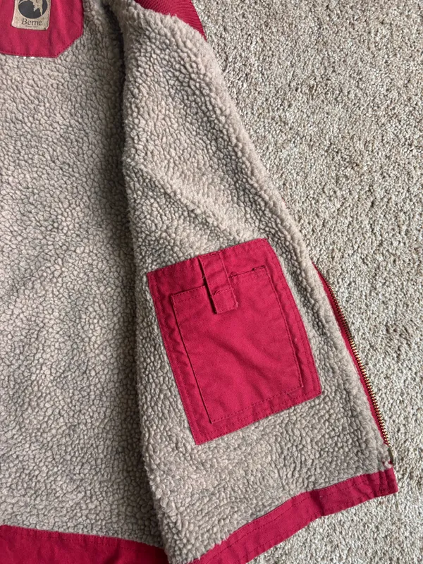 Berne Canvas Vest Pink Size M - Image 4