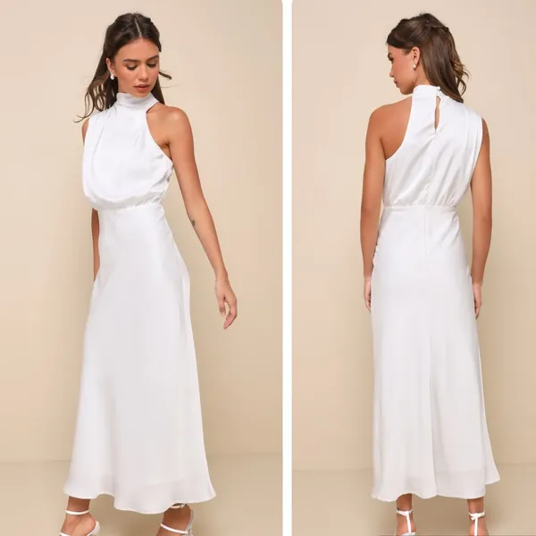 LULUS Distinctive Charm Asymmetrical‎ Dress - Image 2