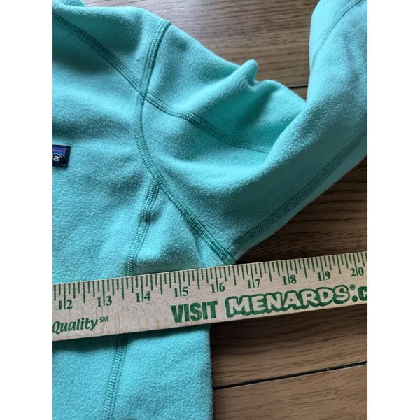 Patagonia Women Size Small‎ Regular Micro-D Fleece 1/4 Zip Sweater/Jacket Preppy - Image 6