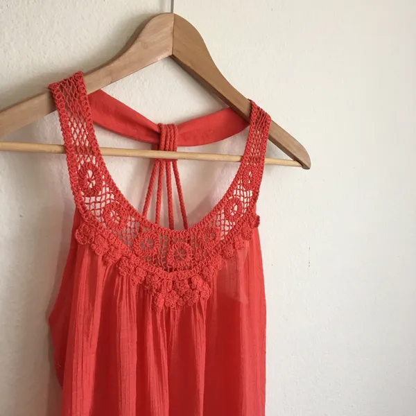 Coral blouse Red - Image 2