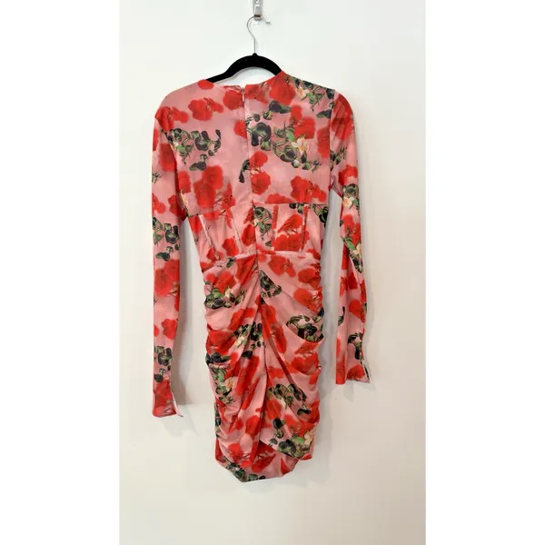 House of CB Adanna Rose Print Corset Mini Dress Size Large -3041 - Image 7