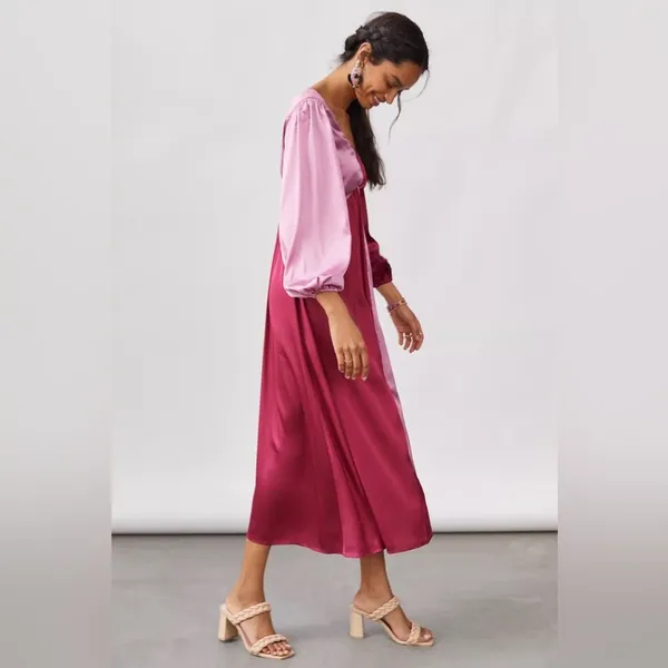 COPY - Anthropologie Colorblocked Maxi Dress - Image 4