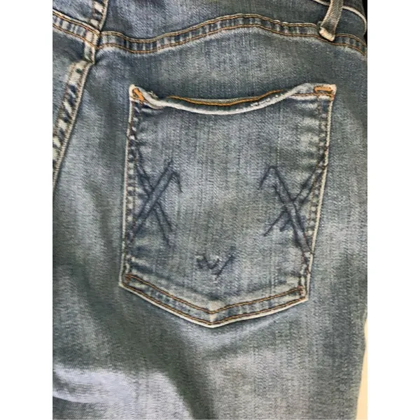 McGuire Denim McGuire Ibiza Crop Step Hem Jeans Racer Side Stripe Style 5b women's size 28 - Image 7