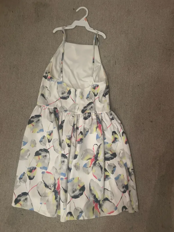 fab'rik white colorful dress - Image 2
