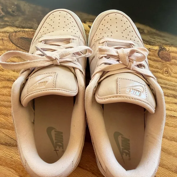 Nike Women's Sneakers Light pink Leather Low Tops - Image 4