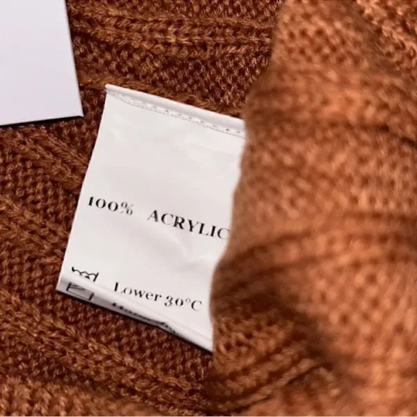 SNYDS Lounge Hendrix Brown Knit
Pants Size Small) Tan - Image 7
