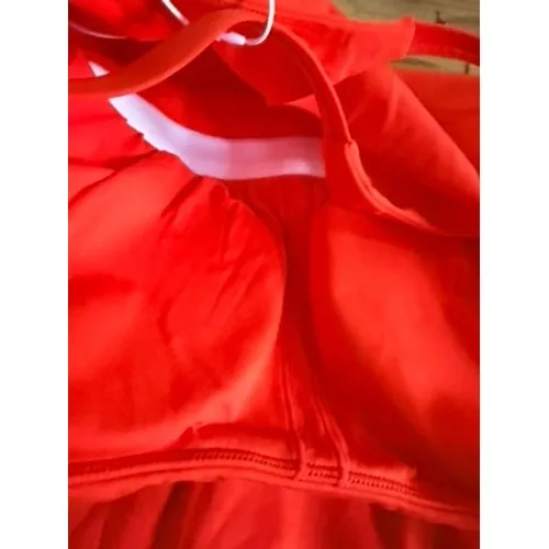NWT Halara Crisscross Back Active Dress with Built-in Bra & Shorts Orange XS - Image 6
