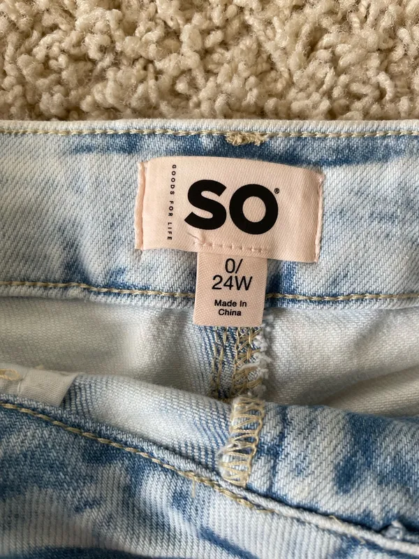 Kohl's SO Light Denim Jean Shorts - Image 3