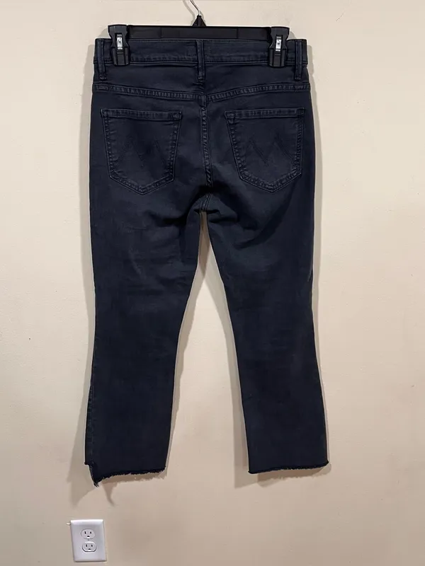 Mother The Insider Crop Step FrayJeans in Night in Paris Size 27 EUC - Image 10