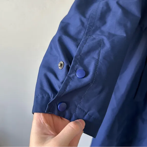 L.L. Bean H2OFF Raincoat PrimaLoft Lined Blue Size XL Windproof Waterproof - Image 2