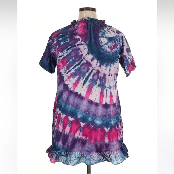 Hill House Size XL‎ Short sleeve dress/tunic tie dye - Image 4