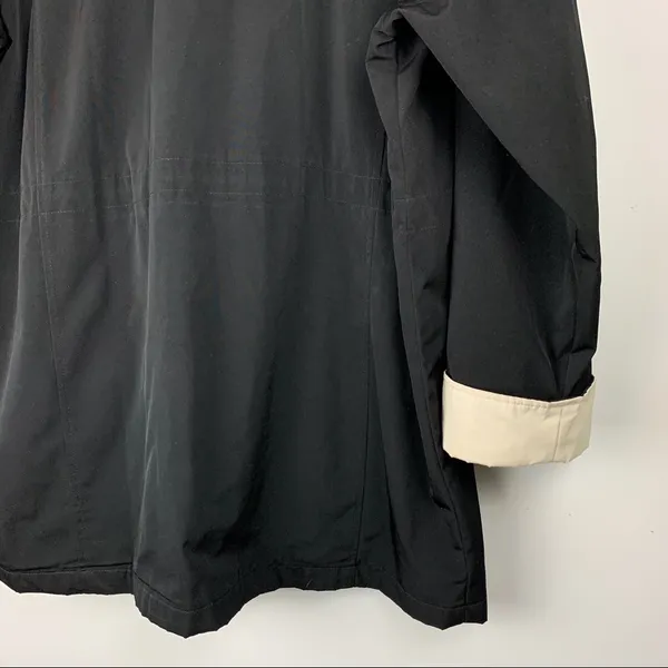 Braefair Black Tan and Plaid Jacket Coat Size L - Image 5