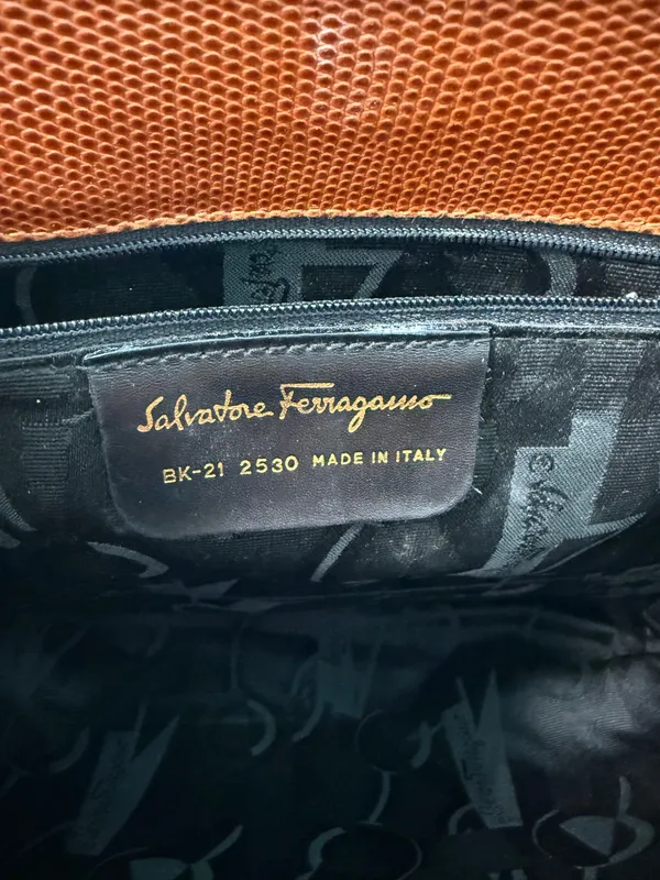 Salvatore Ferragamo vintage leather Tote - Image 8