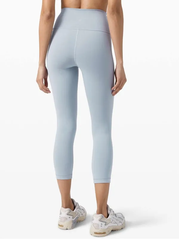 Lululemon Wunder Train High-Rise Crop 21" Chambray Leggings Women’s 10 - Image 2