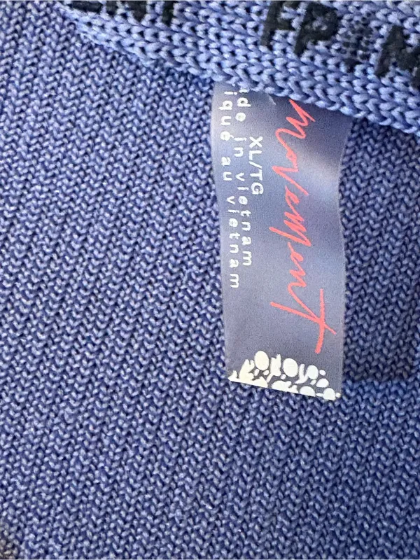 Free People Ready Set Ribbed Sherpa Pullover XL Blueberry Blue Quarter Zip - Image 11