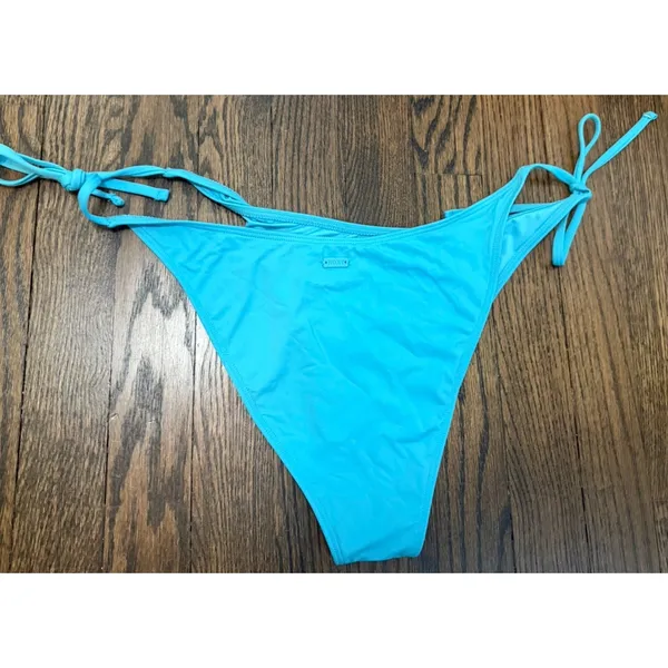 Roxy Turquoise Tie Side Bikini Bottoms Women's Sz L NWOT NEW - Image 4