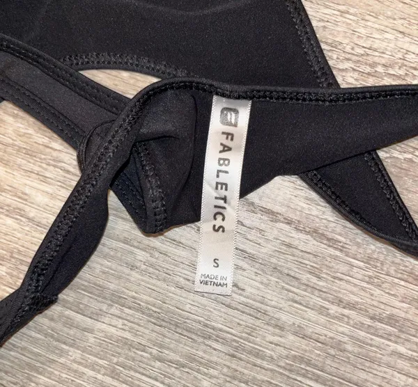Fabletics Black Tank Top Size Small - Image 3