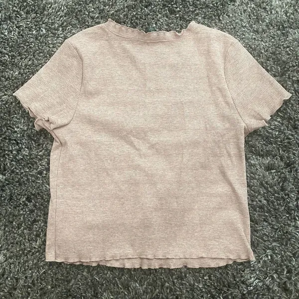 Wild Fable Cropped V-Neck, Size L​​​​​​​​​​​ - Image 3