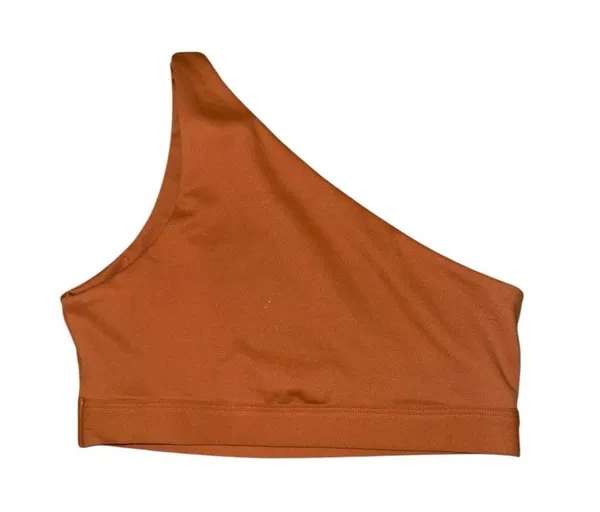 Set Active light brown off the shoulder sport bra women’s size XS - Image 2