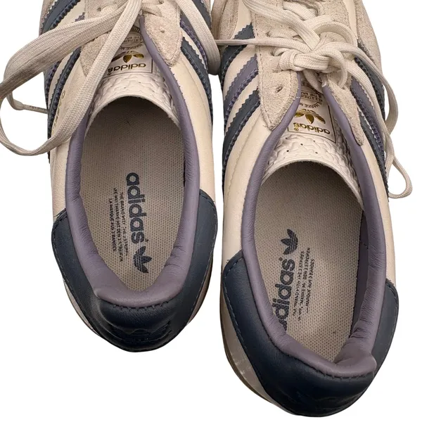 Adidas 5.5 WhiteNavy Blue Sneakers Retro Athletic Casual Shoes Women's College - Image 10
