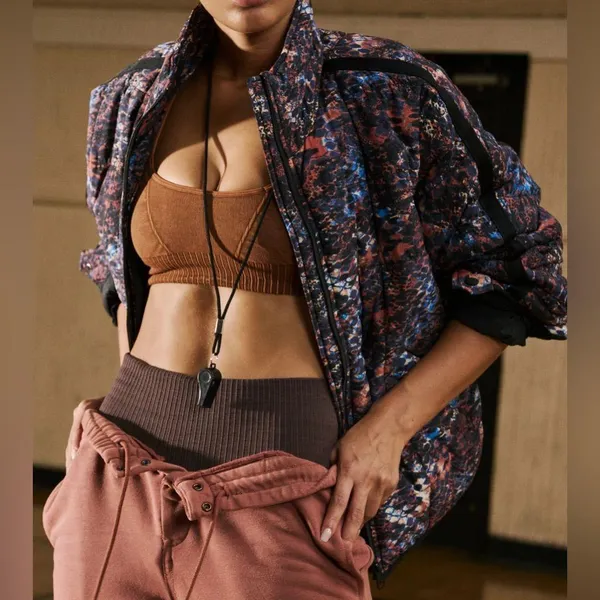 Free People Pippa Packable Printed Jacket XS - Image 4