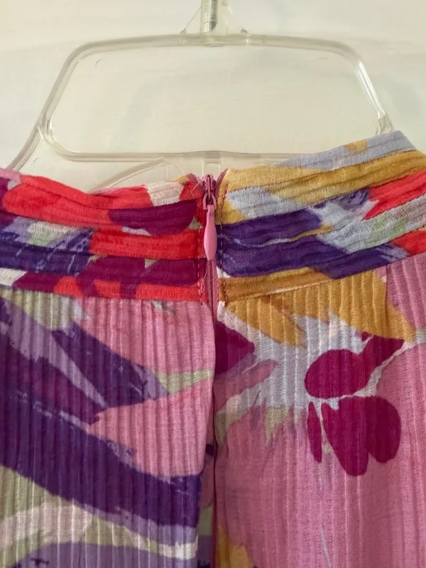 Colorful Floral Maxi Dress Pink Size 8 - Image 4